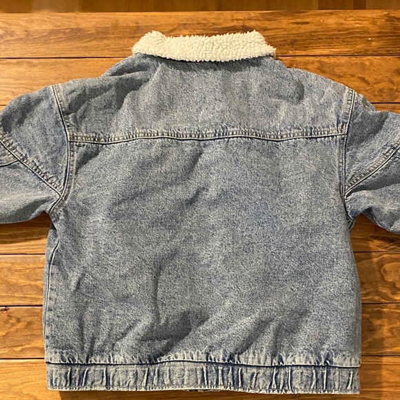 sold! Denim jacket + sherpa collar - Picture 3 of 5